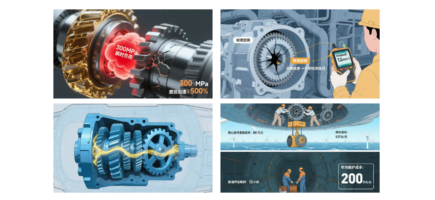 別等停機才重視:風電齒輪箱的 “隱痛”,油液監測技術筑牢防線 圖2.png